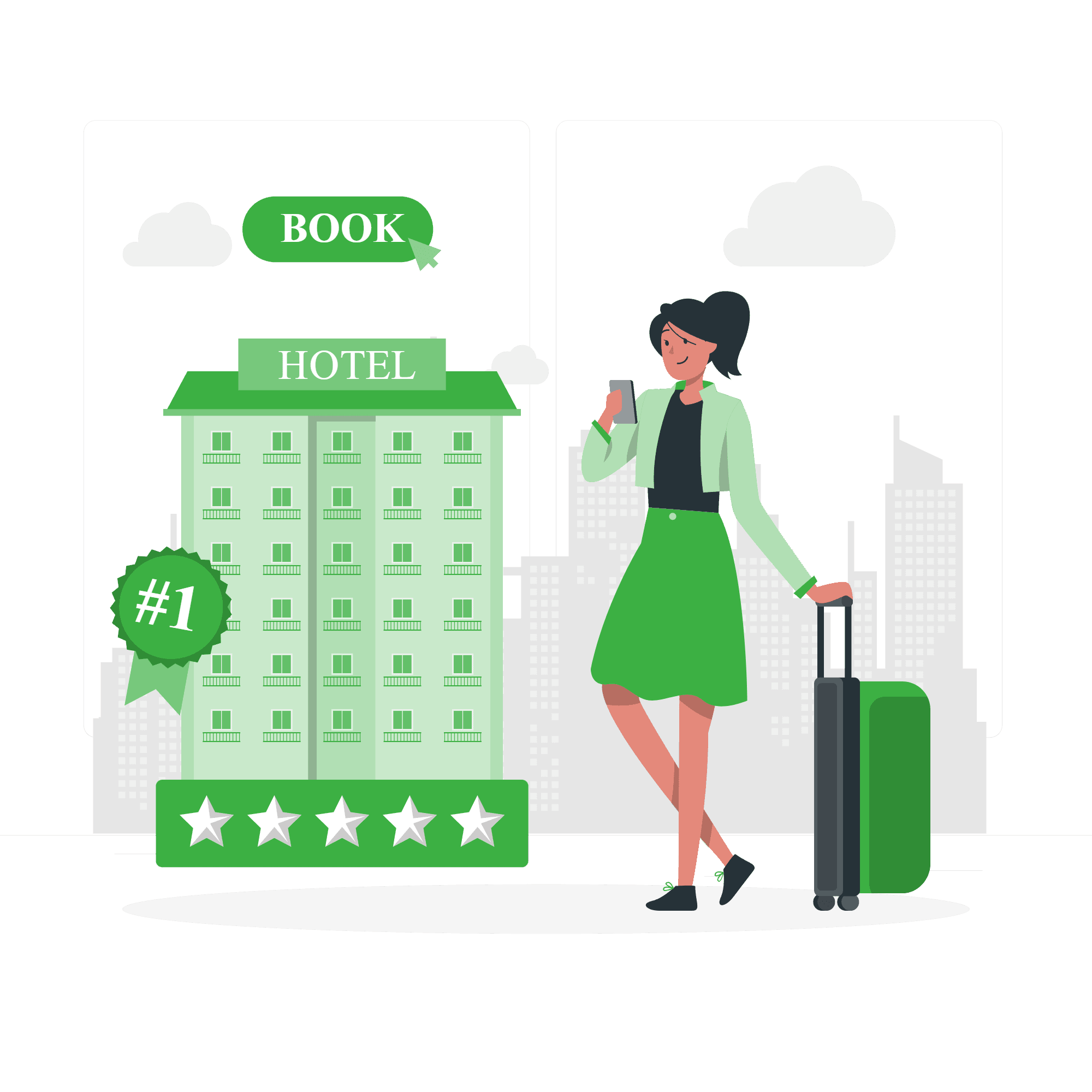 SIA for Hospitality — guest engagement, reviews, and promotions hover