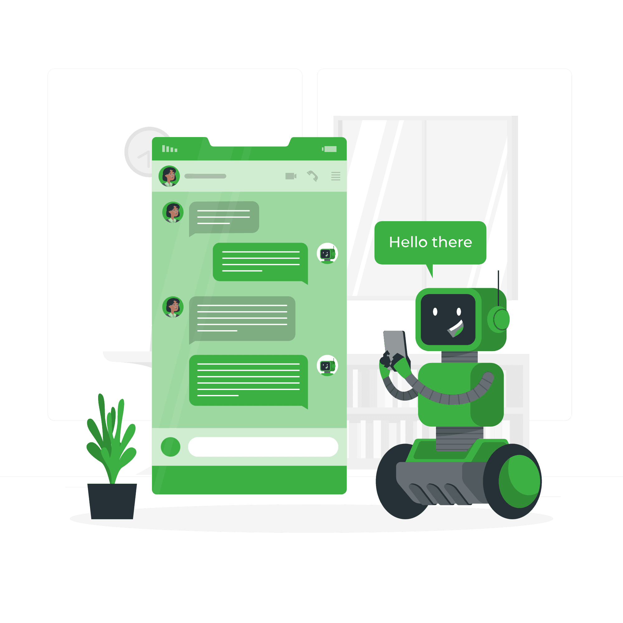 SIA Smart Reply Library hover